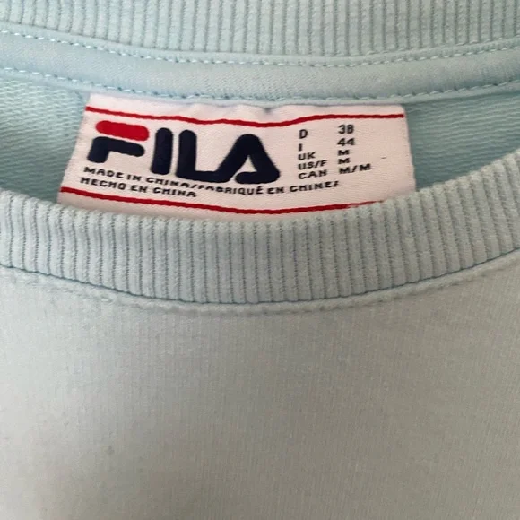 Fila Women’s Pastel Blue Crewneck Sweatshirt - Picture 5 of 7